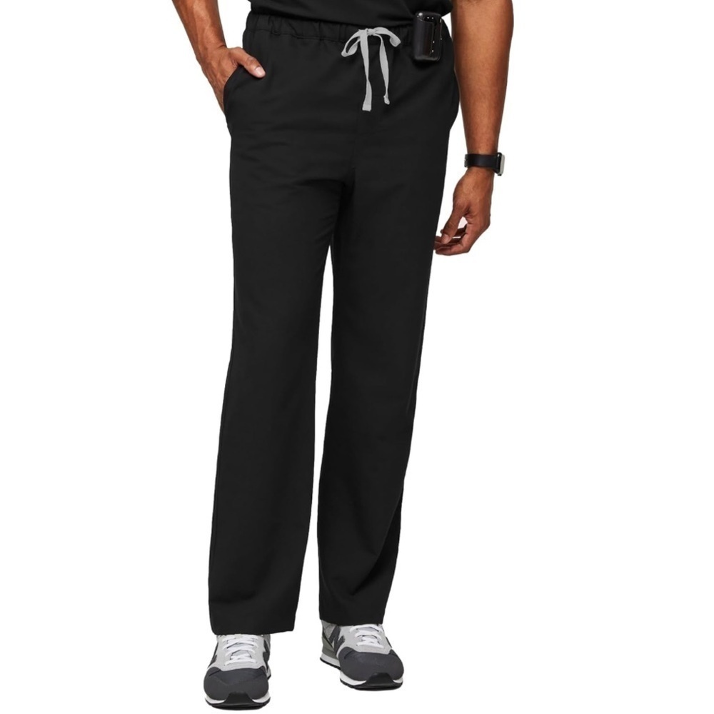 NWT FIGS Pisco Basic Scrub Pants For Men in Black